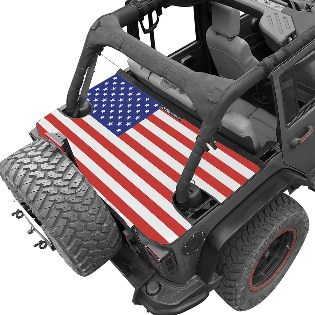 Vinyl Rear Trunk Cargo Cover for Jeep JKU 4 Door (2007-2018) O205