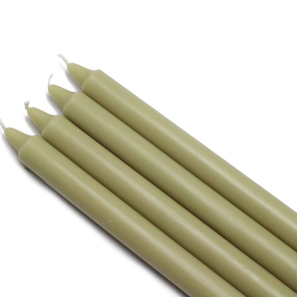 Black 10 Inch Straight Taper Candles M820411