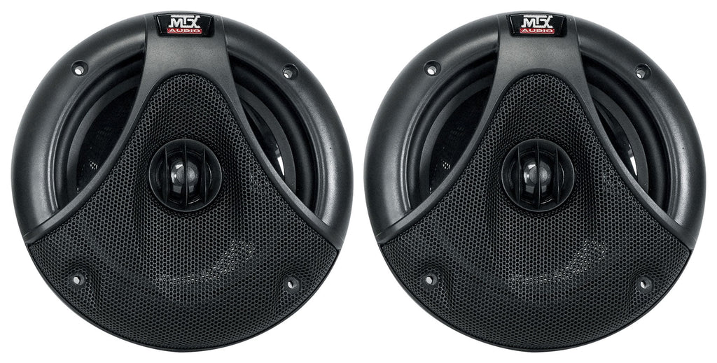 6.5" 150 Watt Silver Marine Boat Wakeboard Tower Speakers D407