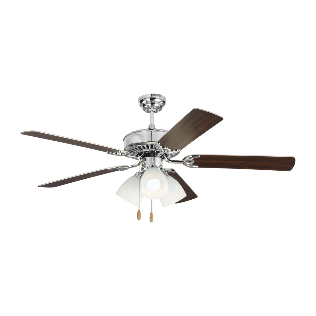 Chrome LED Ceiling Fan T6891