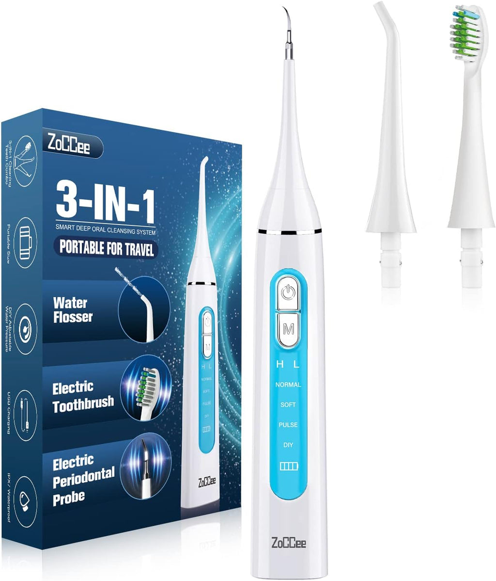 3in1 Plaque Remover and Electric Toothbrush Combo, Pack of 2 H488