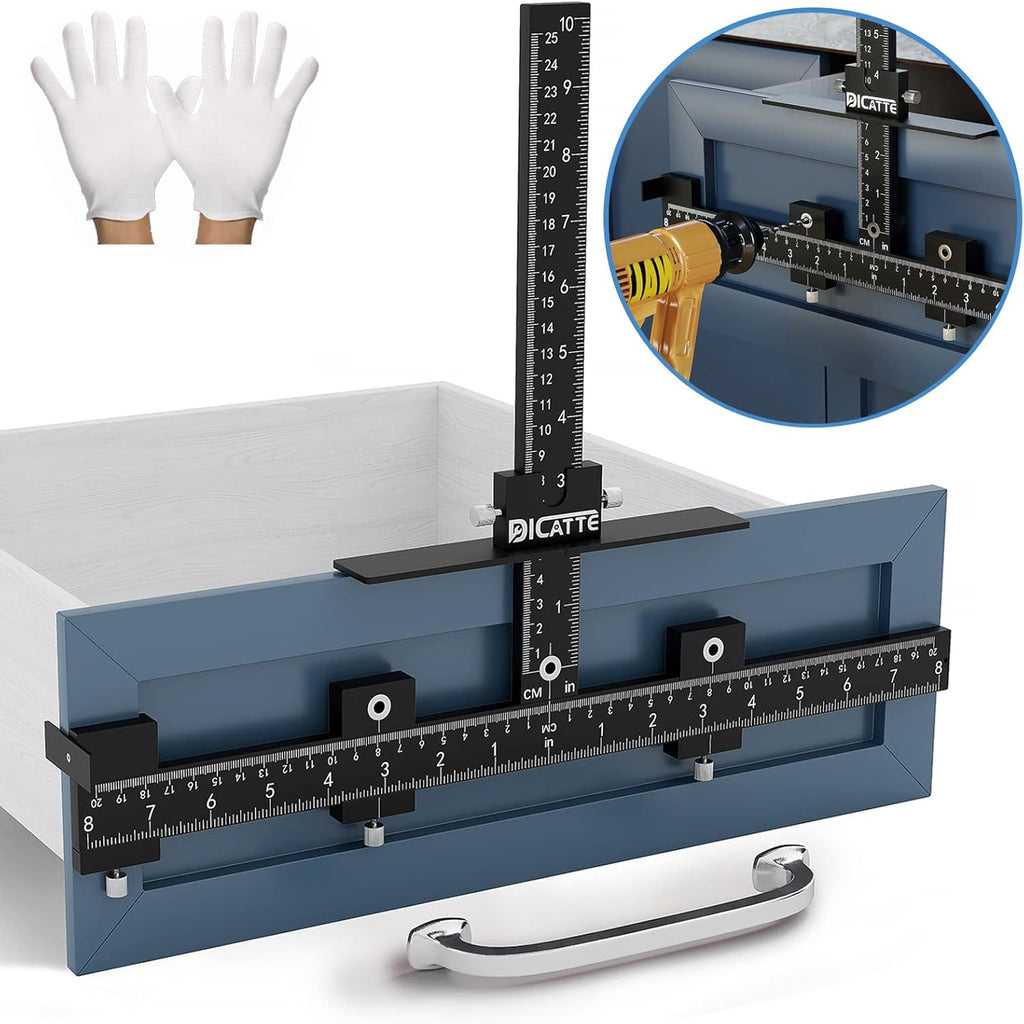 Thickened Aluminum Alloy Cabinet Handle Jig (Black) T757528