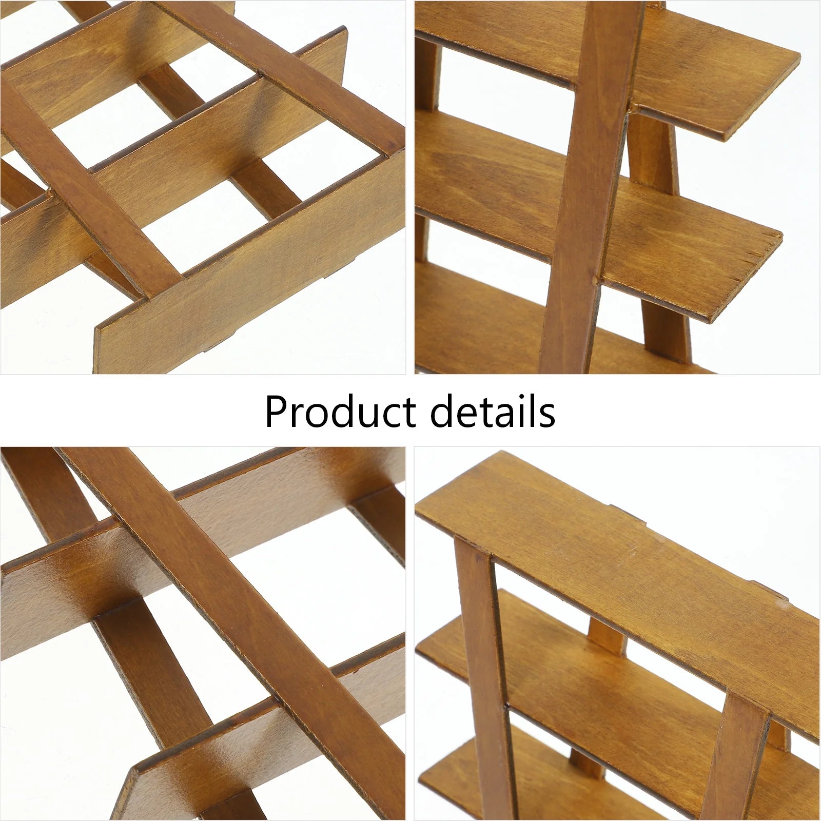 Walnut Wooden Dollhouse Cabinet Bookshelf U990864