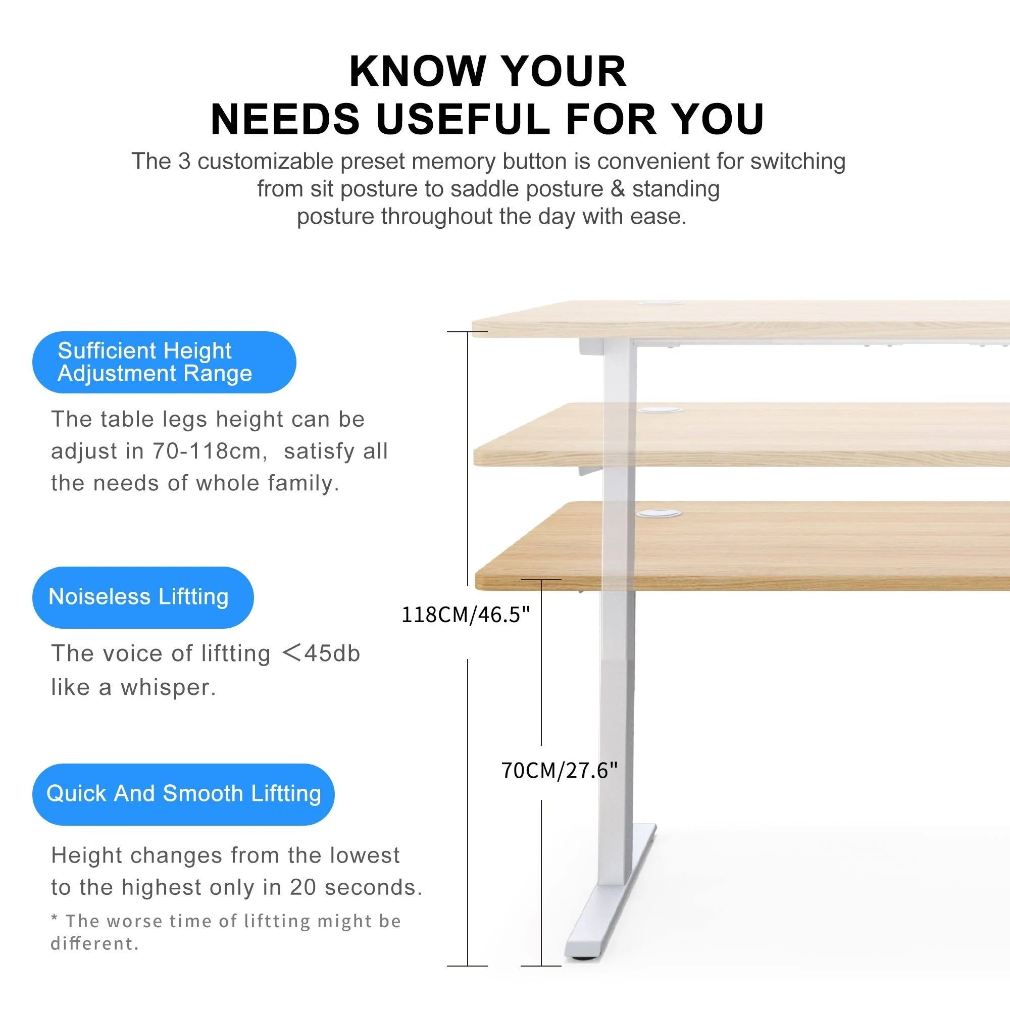 L-Shaped Electric Height Adjustable Standing Desk Z144023