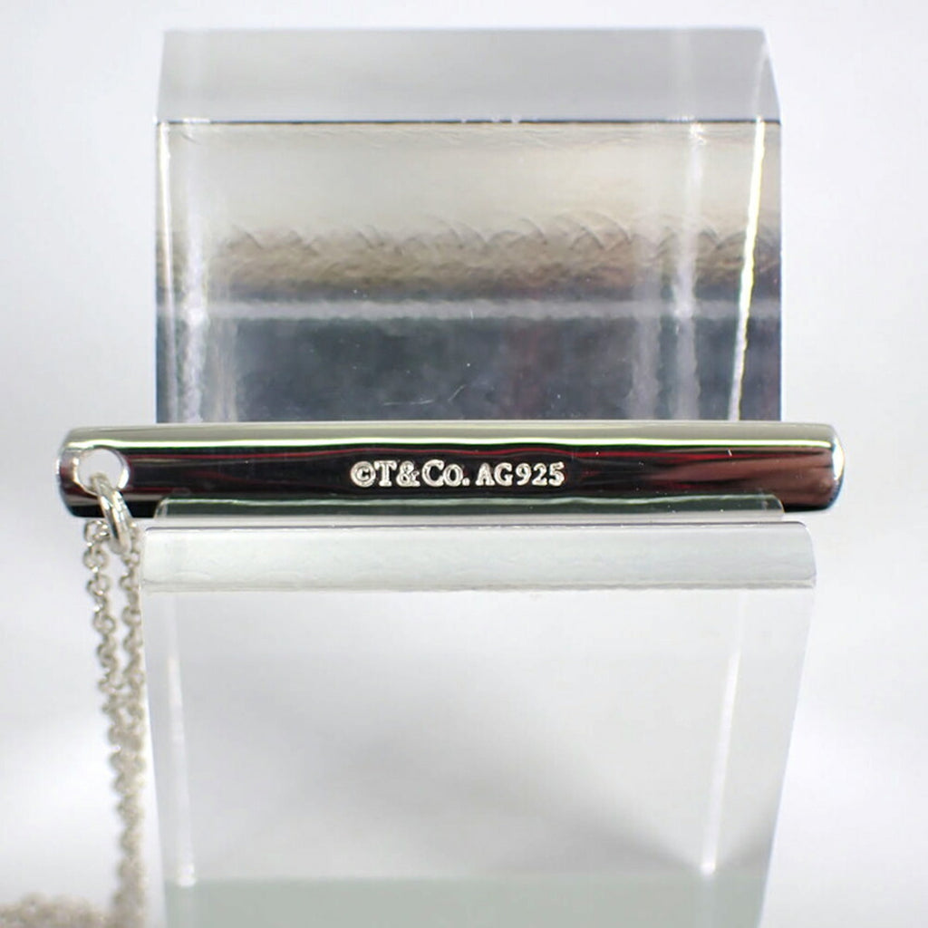 925 Silver Bar Pendant Necklace R848263