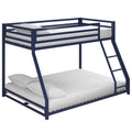 Twin Over Full Metal Bunk Bed in Blue R2517