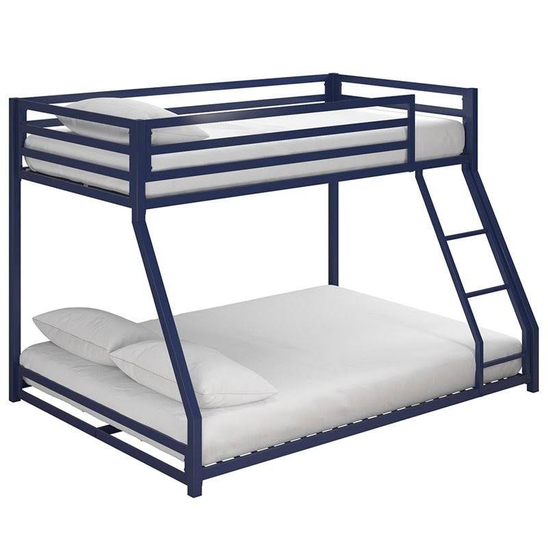 Twin Over Full Metal Bunk Bed in Blue R2517