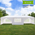 10'x30' Waterproof Canopy Tent with 8 Removable Sidewalls A50107