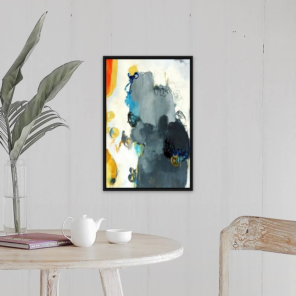 Black Float Frame Canvas Art X18748