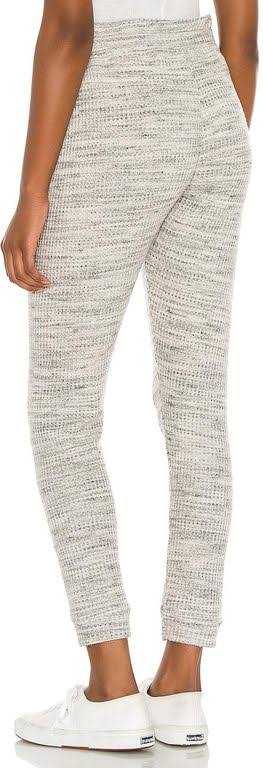 Cream Waffle Knit Sweatpant Z996477