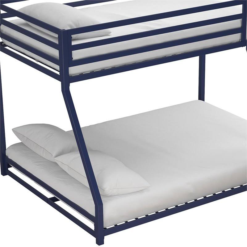 Twin Over Full Metal Bunk Bed in Blue R2517