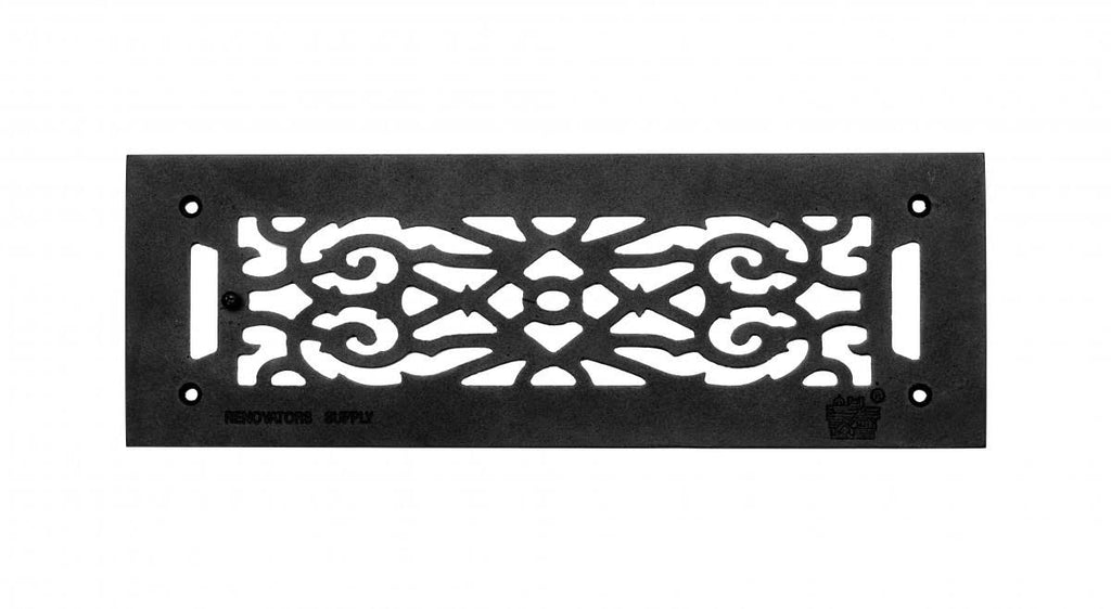 Cast Victorian Heat Air Grille 5 1/2x22 x 16x22 A138