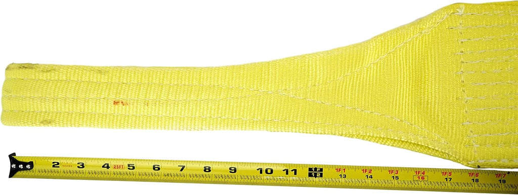 Nylon Lifting Slings, Eye & Eye, 4" x 8', 2 Ply, Pack of 2 R810