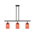 Black Antique Brass 3 Light Island Light S420