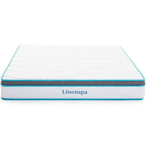 Queen Size White Hybrid Mattress I53904