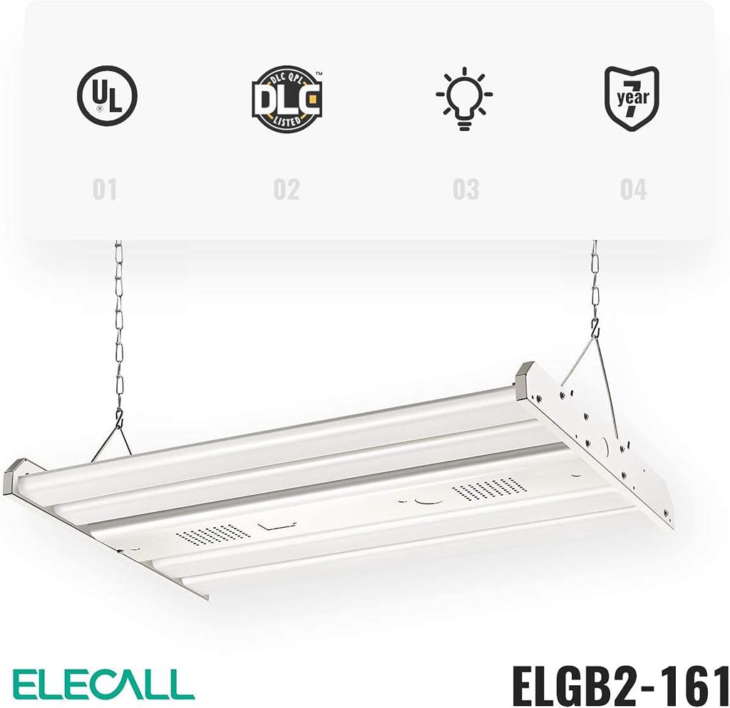 LED Shop Light High Bay 2FT 161W 21735LM Linear Hanging Light 4000K Daylight M31125