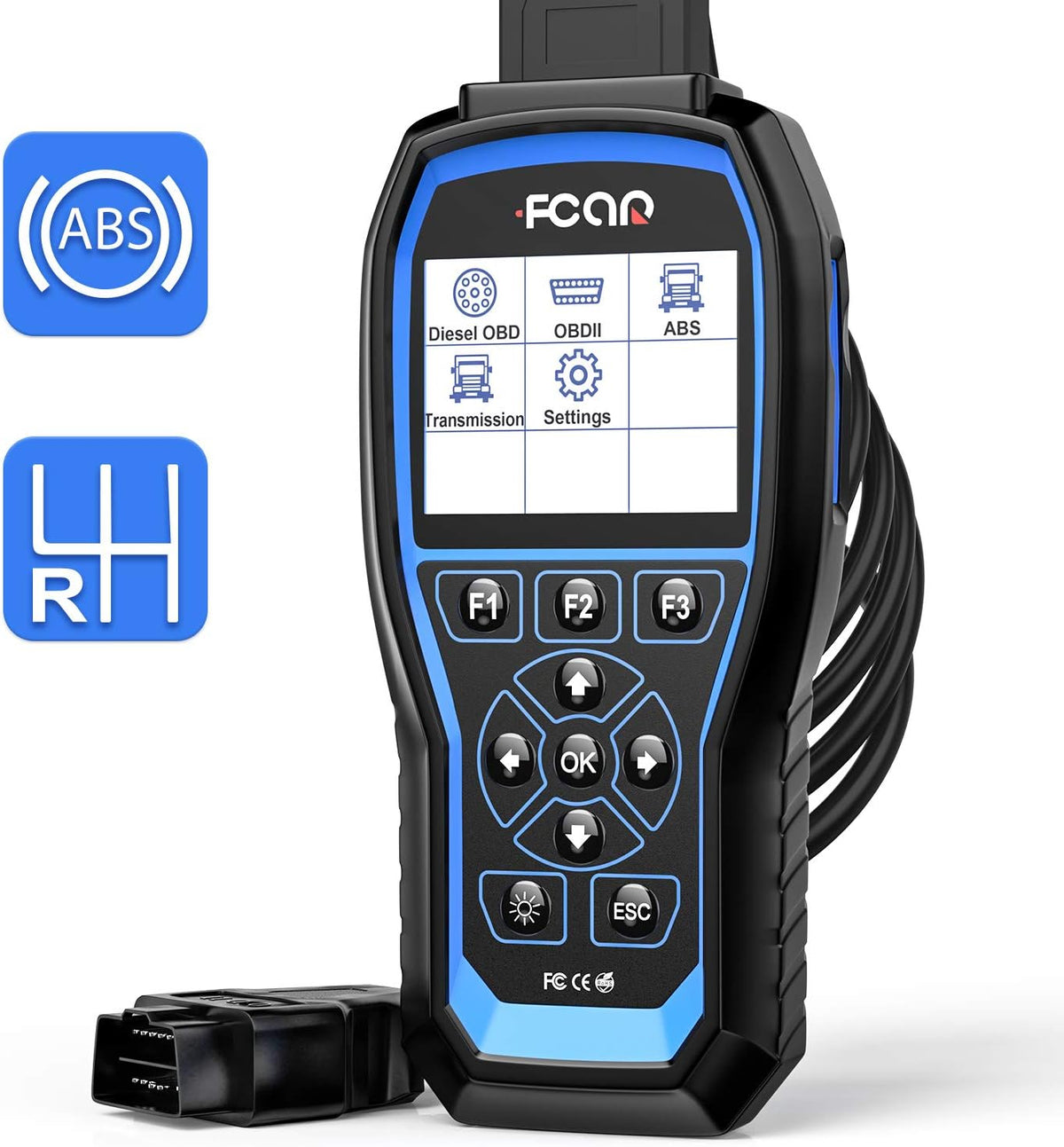 Heavy Duty Truck Scanner with ABS & Transmission Actuation Test Z934820