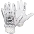 White Large Football Receiver Gloves L346204