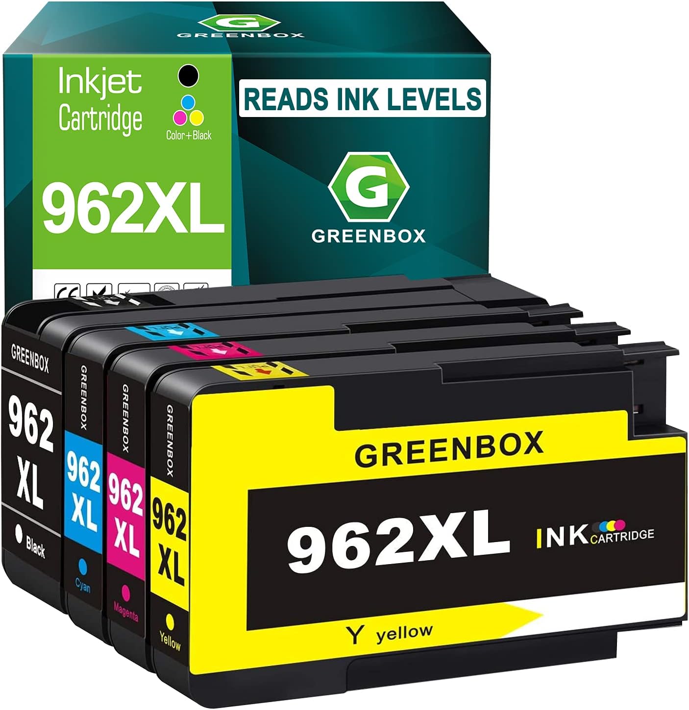 Remanufactured Ink Cartridge Pack of 2 for HP 962 XL Printer N97887