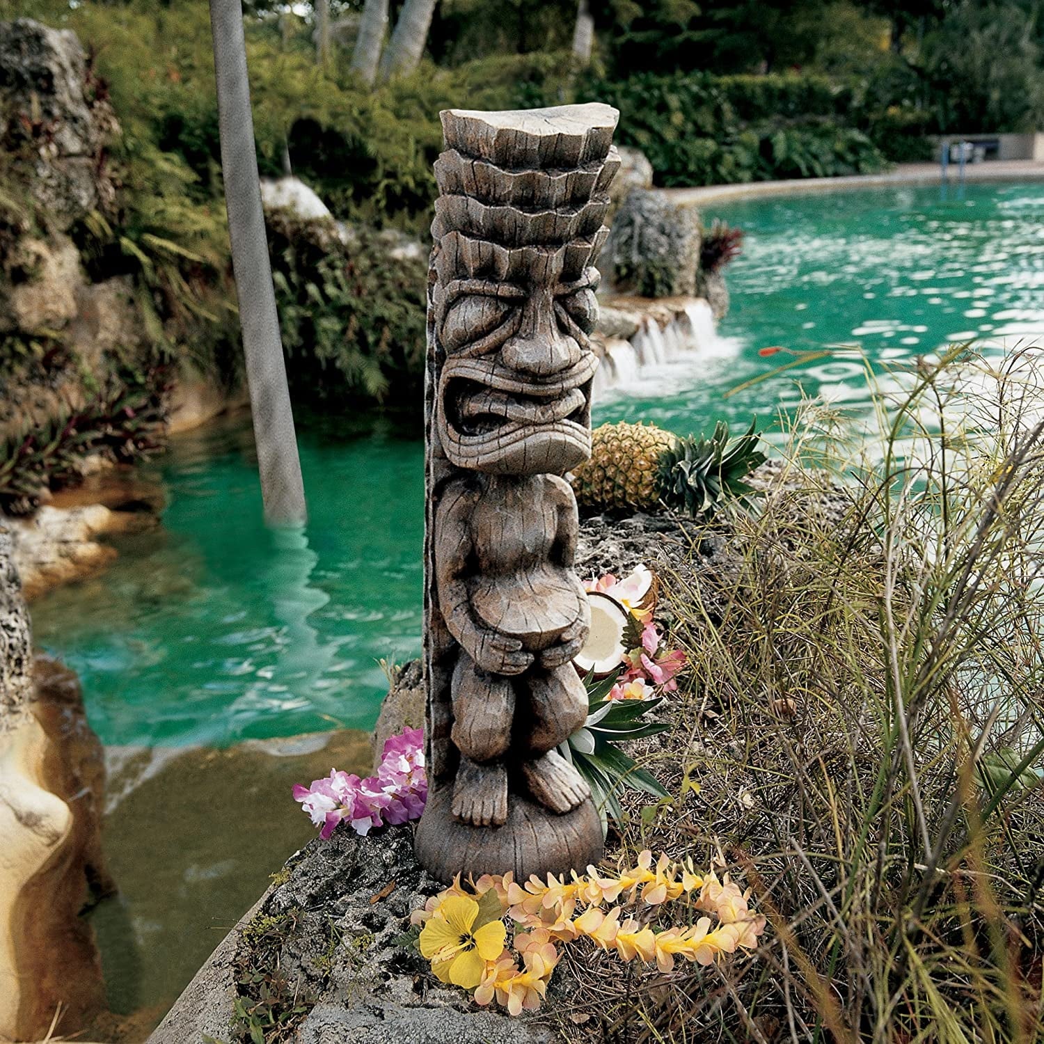 24" Tiki Garden Statue Y980