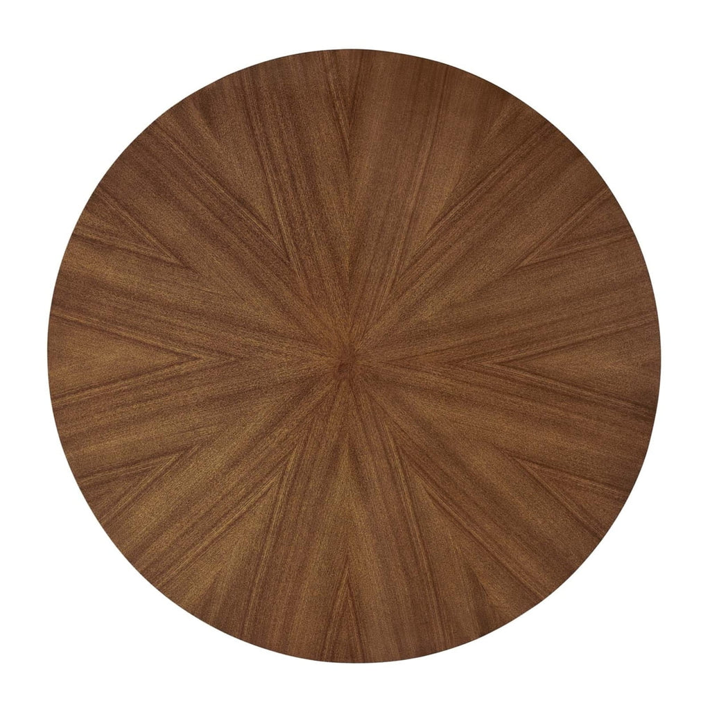 Walnut Round Wood Dining Table J16526