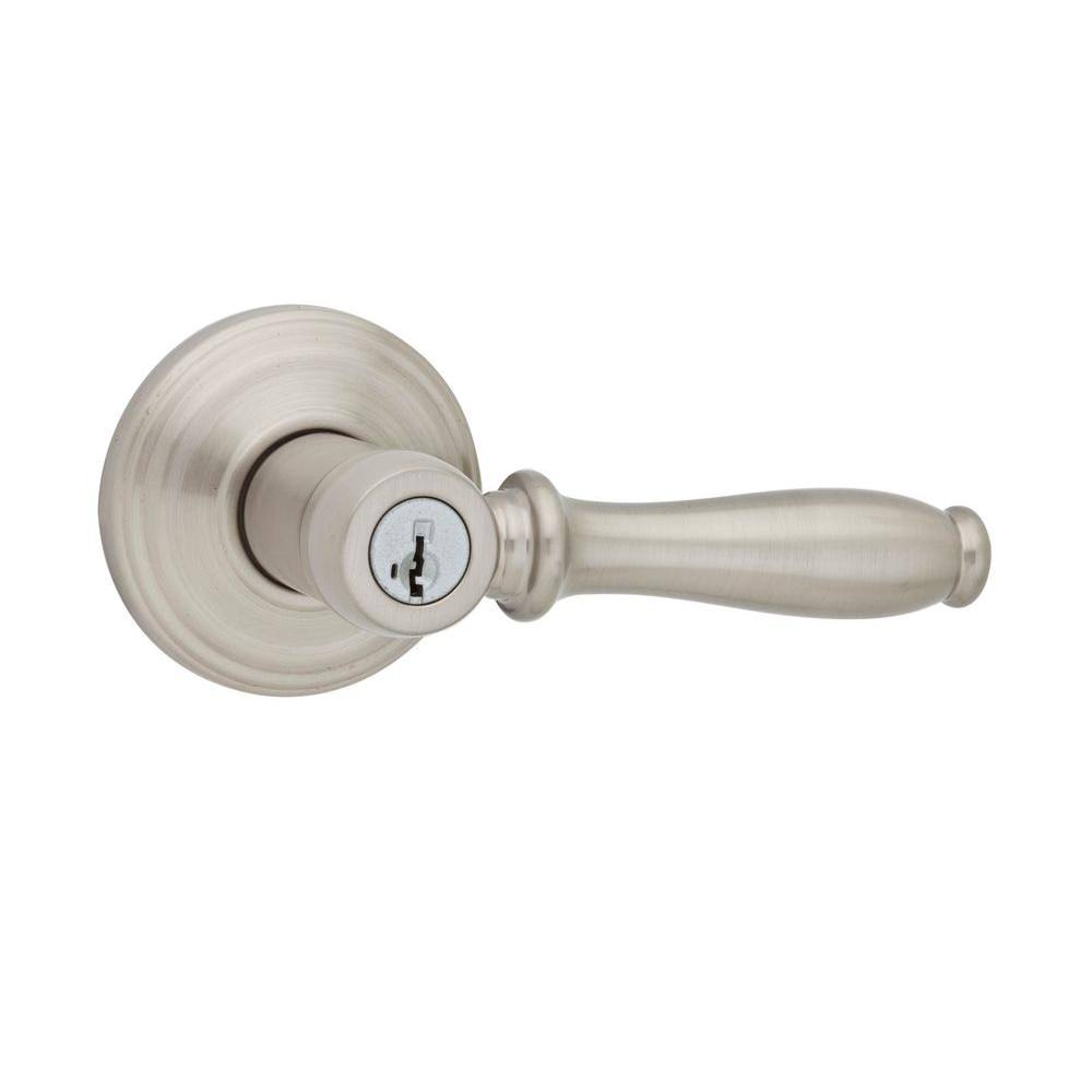 Satin Nickel Entry Lever J113