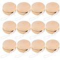 12Pcs Unfinished Wooden Yo-Yo Balls for DIY Hand Painting L6302