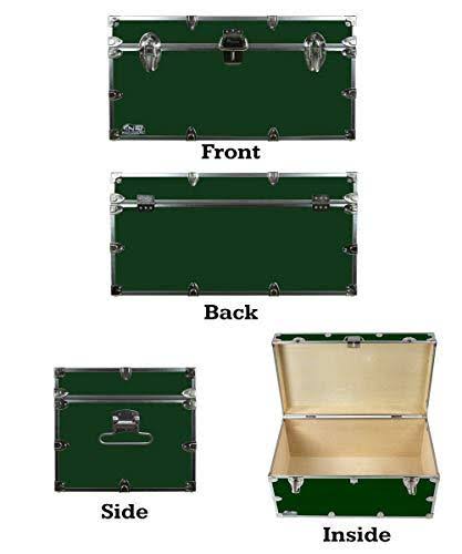 Dark Green Footlocker Trunk F562