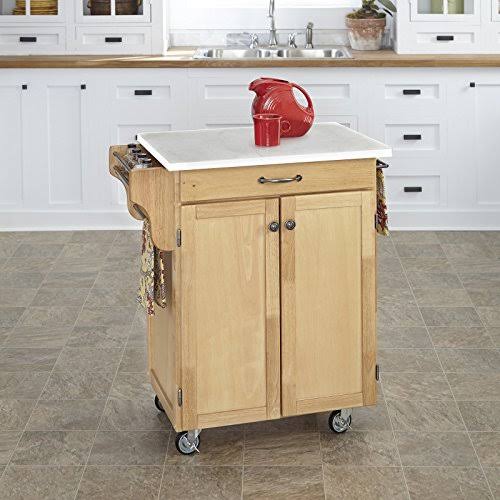 Rustic Cherry Finish Cuisine Cart S90232