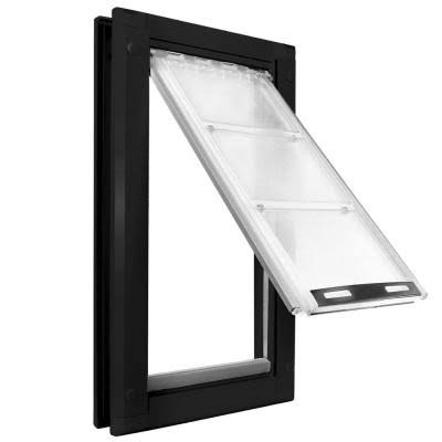 Black Single Flap Pet Door H20868
