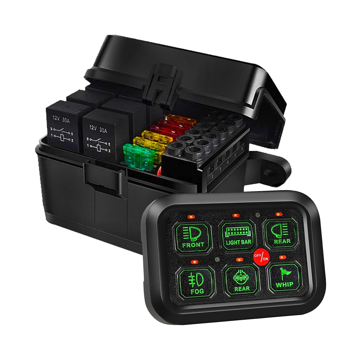 8 Gang Switch Panel with Solid State Relay B948