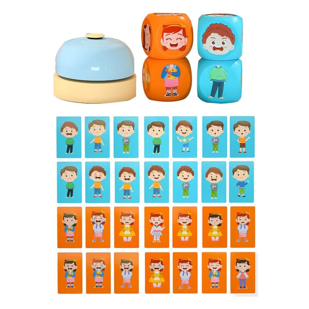 Face Changing Cube Building Blocks Wooden Montessori Toy K126246