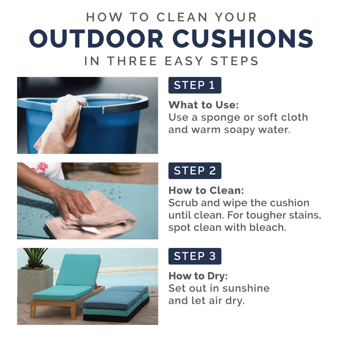 Cabana Stripe Outdoor Deep Seat Set V36725