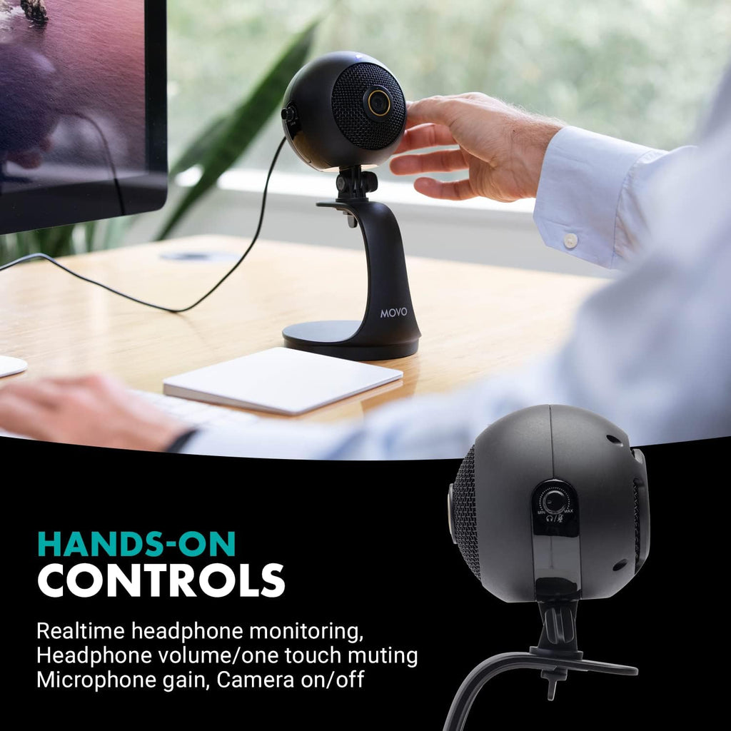 1080p HD Webcam and Condenser Microphone W6017