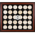 Mahogany Framed 30-Ball Display Case A96841