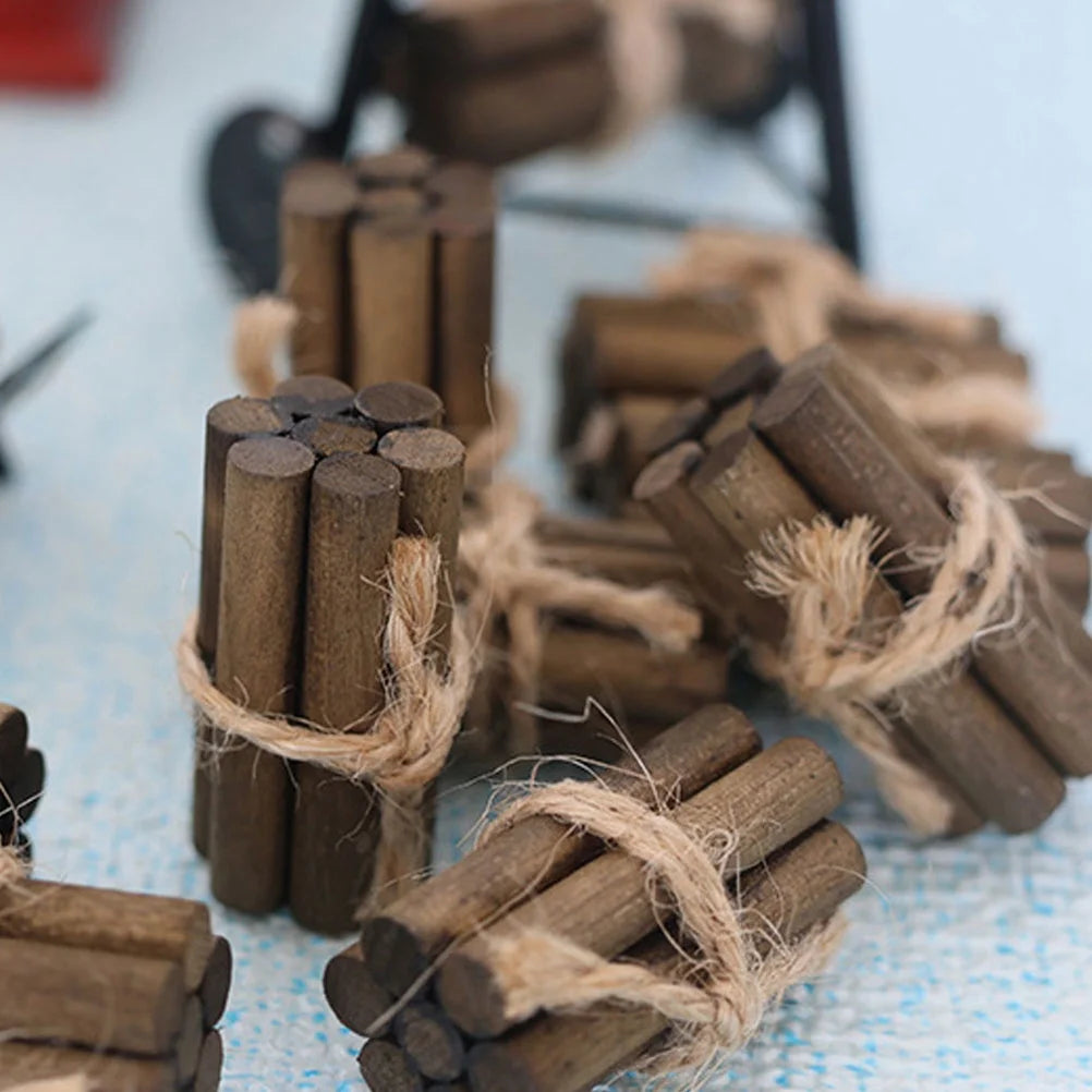 Miniature Firewood Pile Decorations U9674