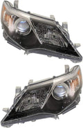 Toyota Camry Headlight Assembly 2012 2013 2014 Pair Halogen R448188