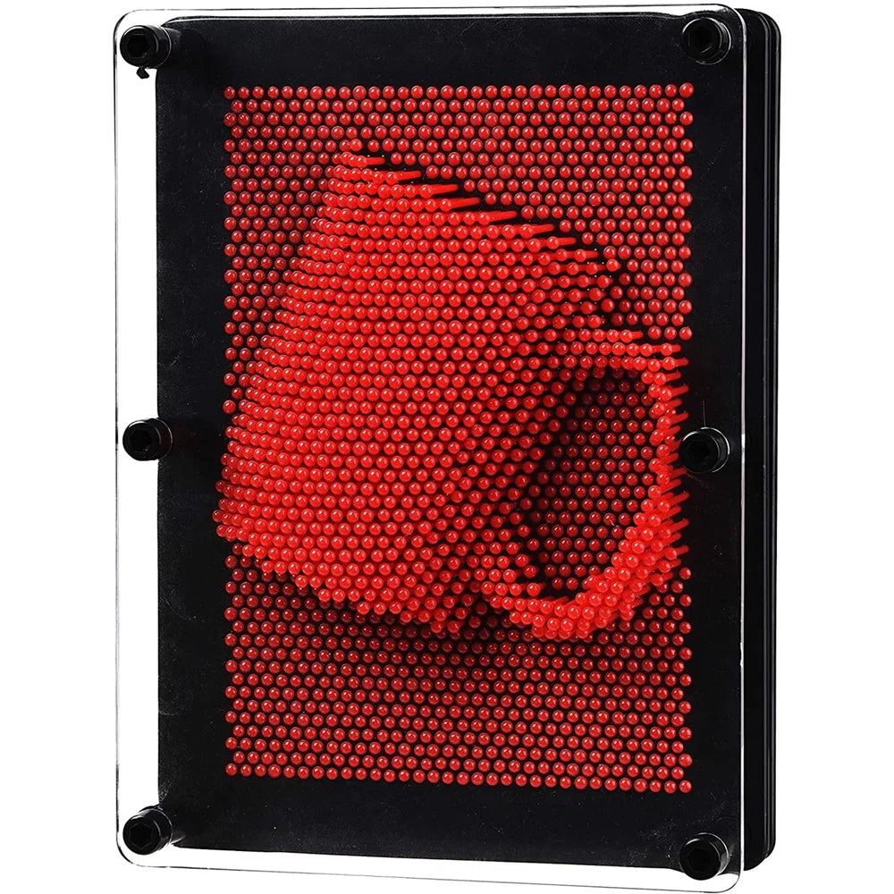3D Pin Art Toy Board for Kids (Red) L982392