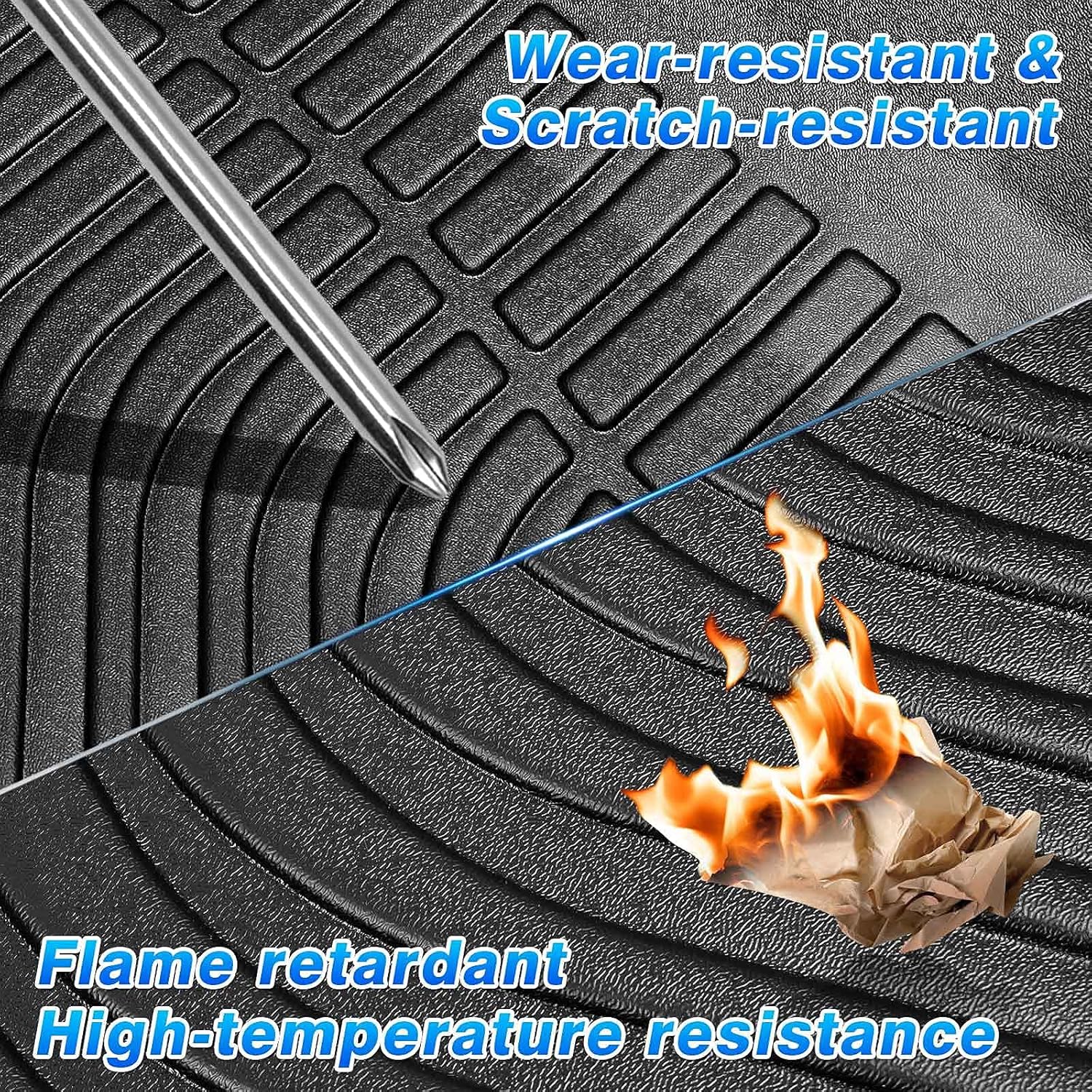 All Weather Floor Liners for Ford Ranger Super Crew TPE Q304