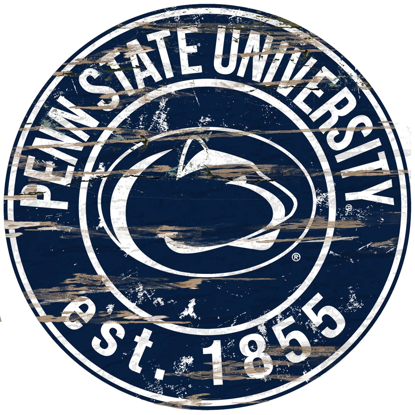 Penn State Distressed Sign F435323