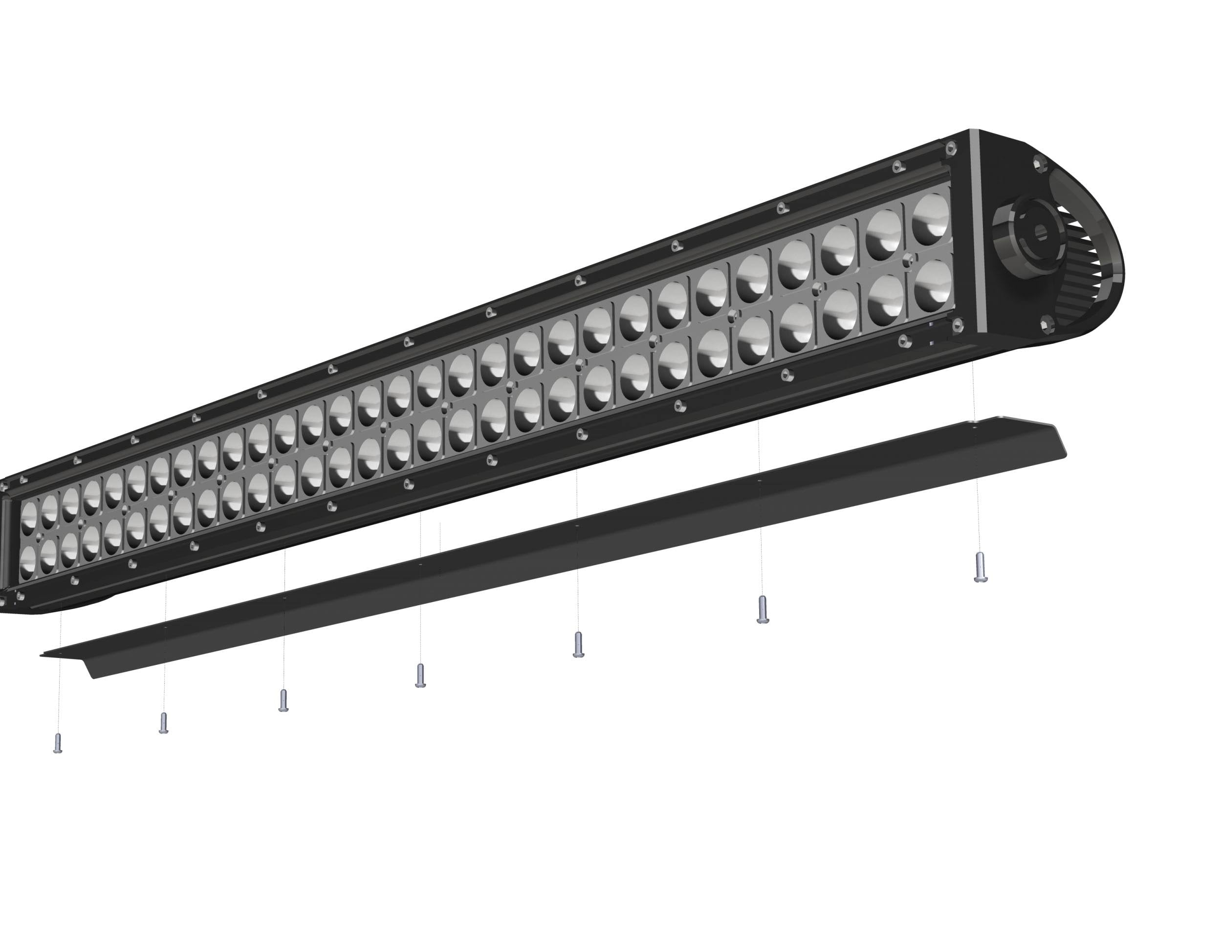 52x22 Straight LED Light Bar J718