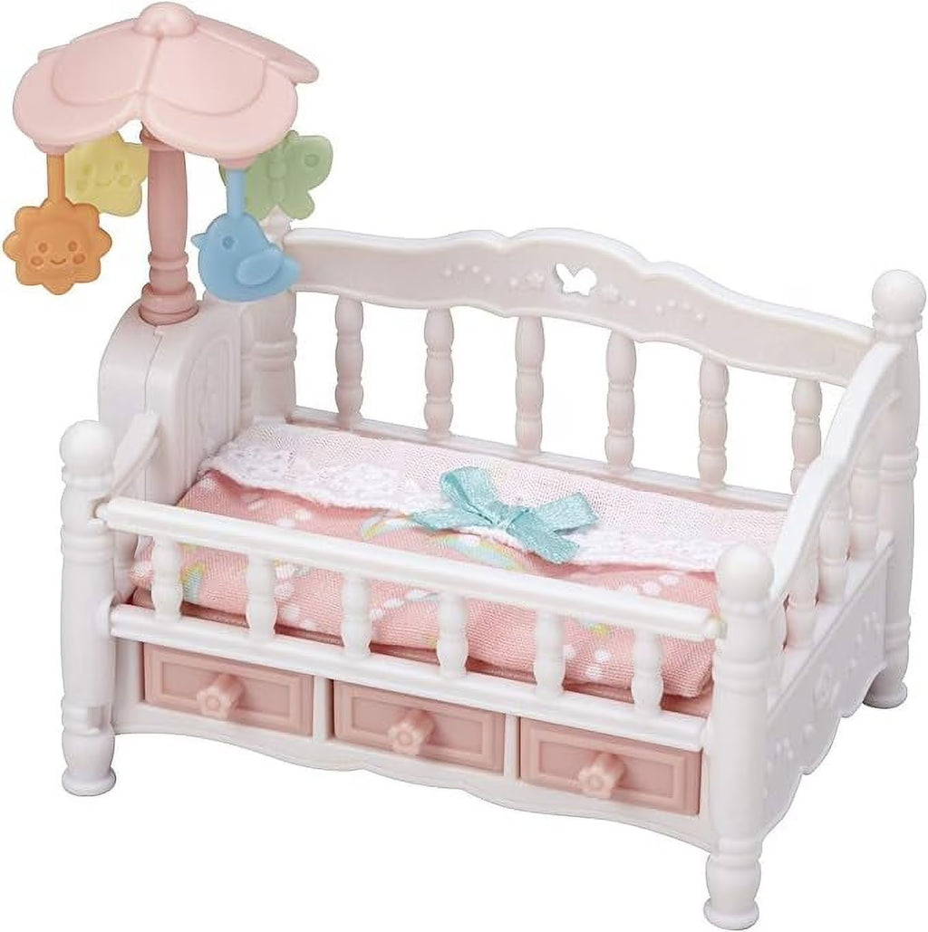 Crib with Mobile Dollhouse Furniture Set N38499