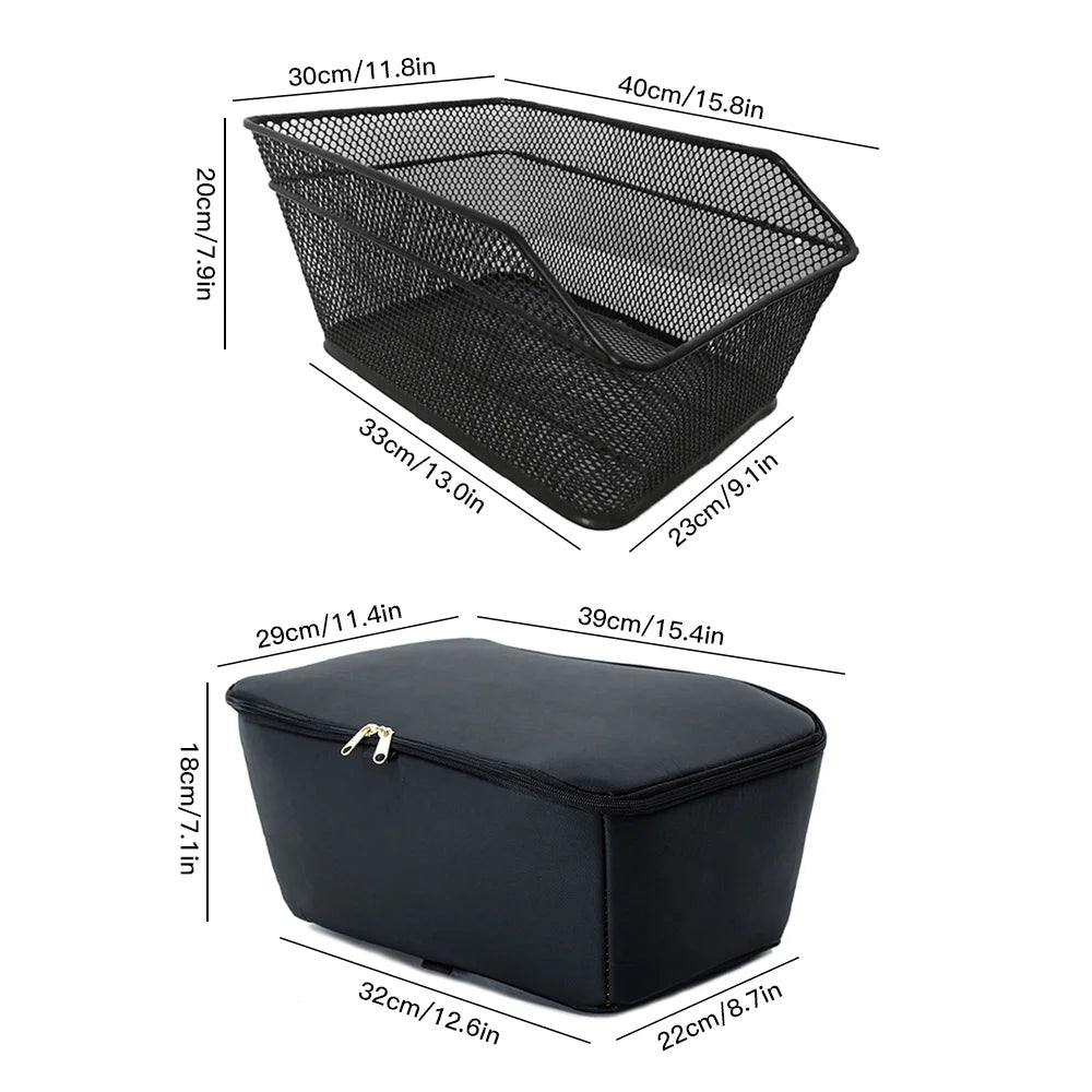 Bicycle Basket with Waterproof Cover C8985