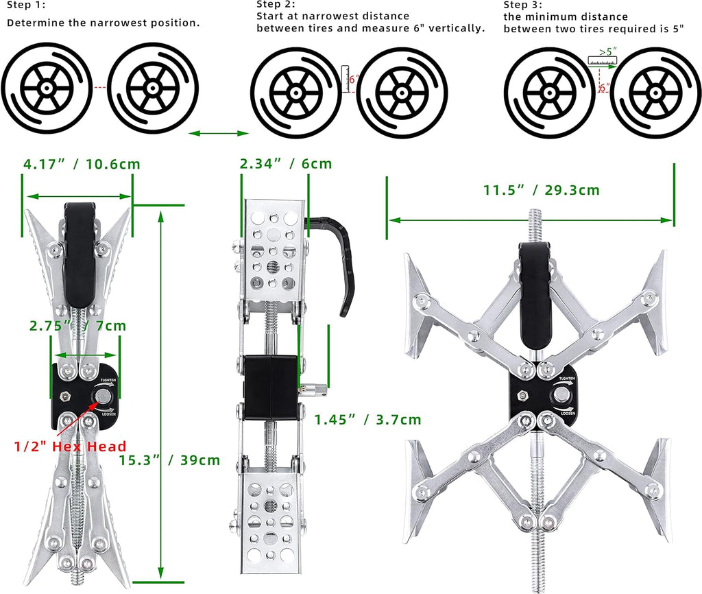 2 Pack X-Shaped Wheel Chock S549857