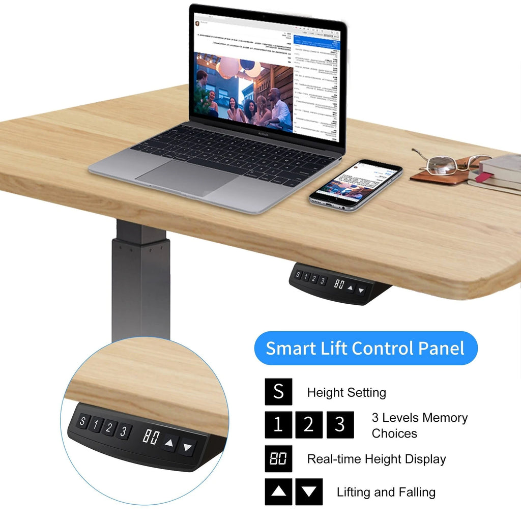 L-Shaped Electric Height Adjustable Standing Desk Z144023
