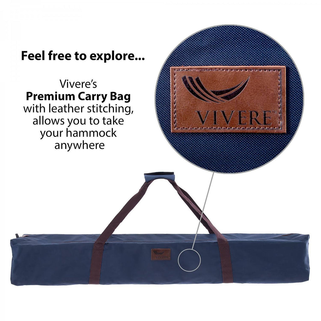 Royal Blue Polyester Hammock with Stand Q62954