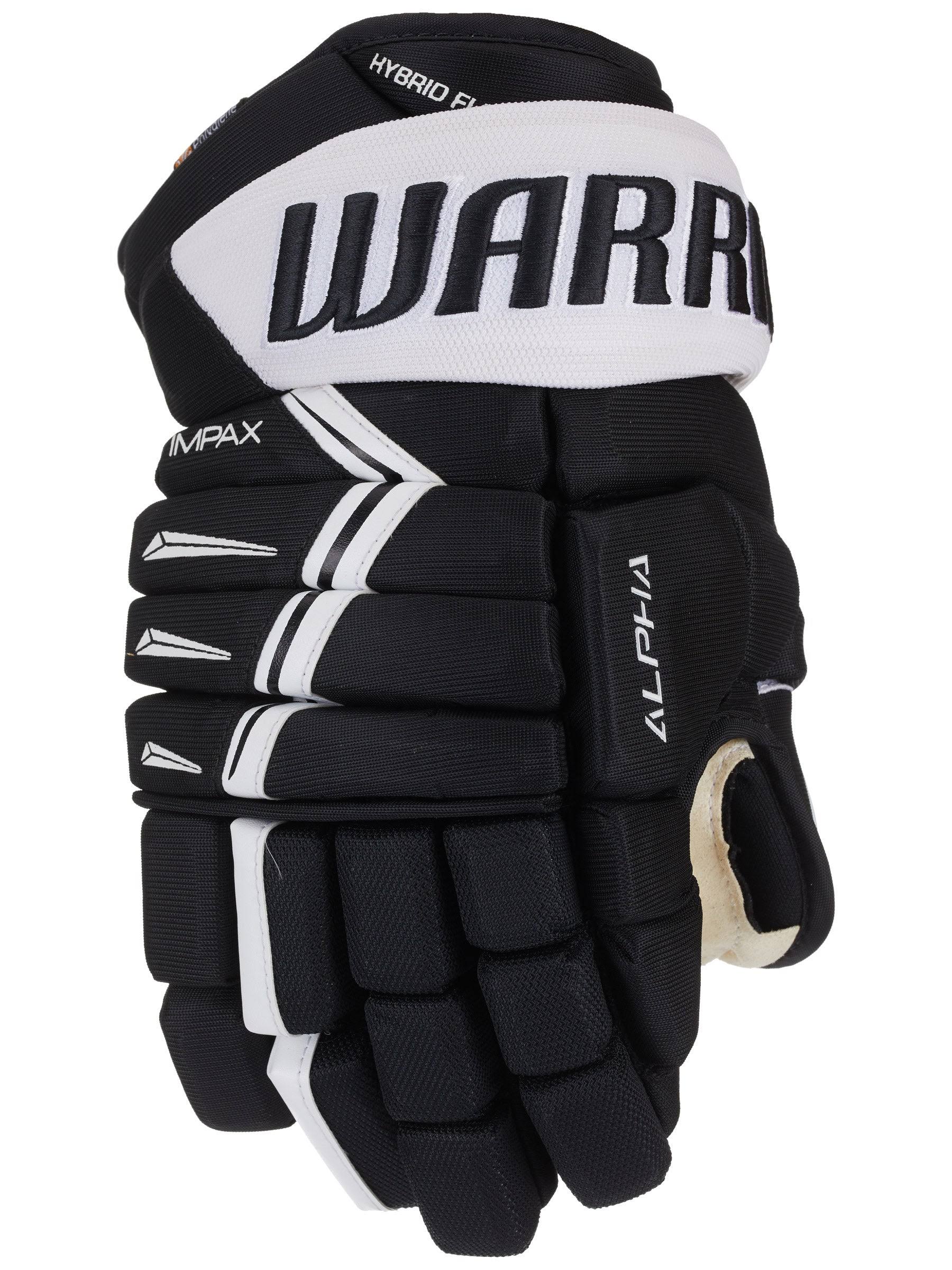 Black/White Junior Hockey Glove C56960