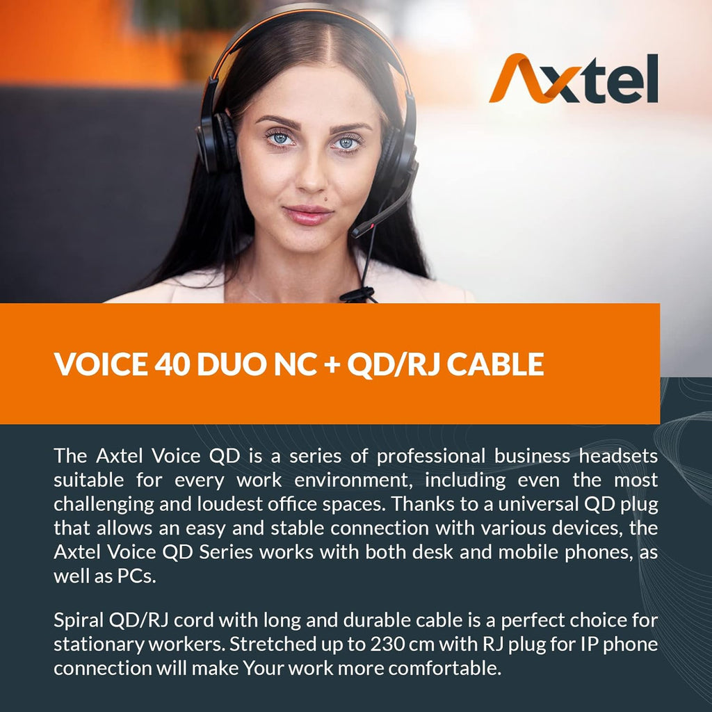 Bundle Voice 40 Duo NC with AXC-01 Cable C6330