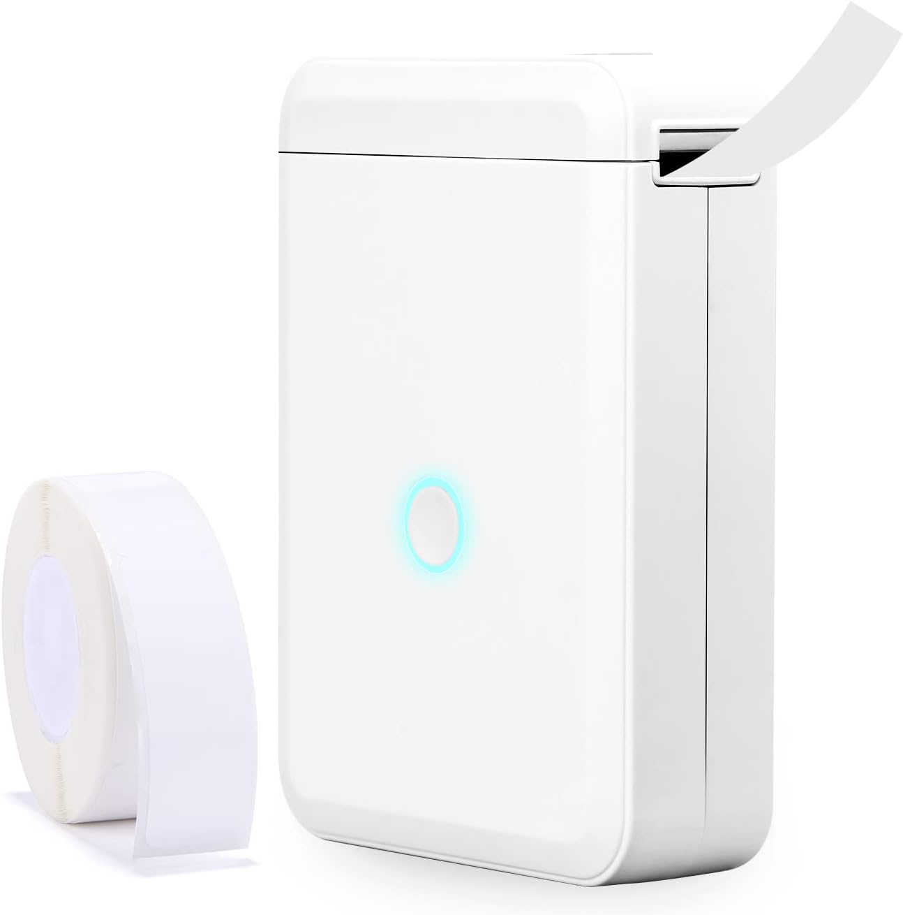 Label Maker with Tape, Wireless Bluetooth Portable Sticker Labels Printer 10-25mm Label Width Pack of 2 Q8852