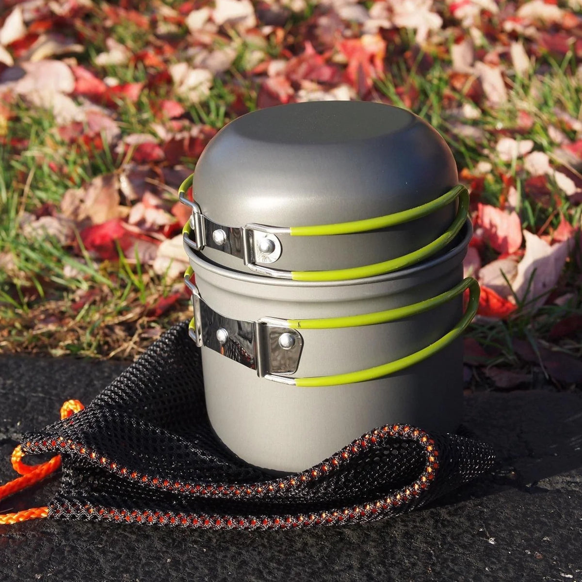 Camping Cookware Mess Kit with Camping Stove N84212